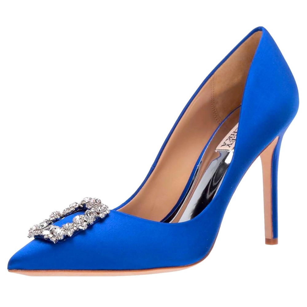 NWT Badgley Mischka Cher Blusat sz 9.5